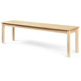 [en.casa] Sitzbank Trerunulu Beige 140 x 35 x 45 cm