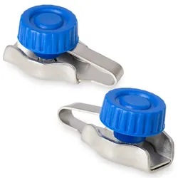4x Premium Seil- Litze- Band- Schnellanschluss Set, Edelstahl