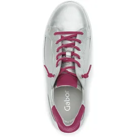 Gabor Sneaker Low Silber/Pink Damen 41