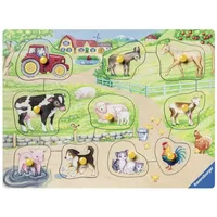 Ravensburger My first wooden puzzle Morgens auf dem Bauernhof