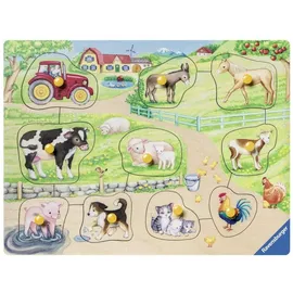 Ravensburger My first wooden puzzle Morgens auf dem Bauernhof