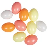 Rayher Plastikeier apricot/gelb Kunststoff 6 cm