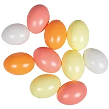 Rayher Plastikeier apricot/gelb Kunststoff 6 cm