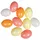 Rayher Plastikeier apricot/gelb Kunststoff 6 cm