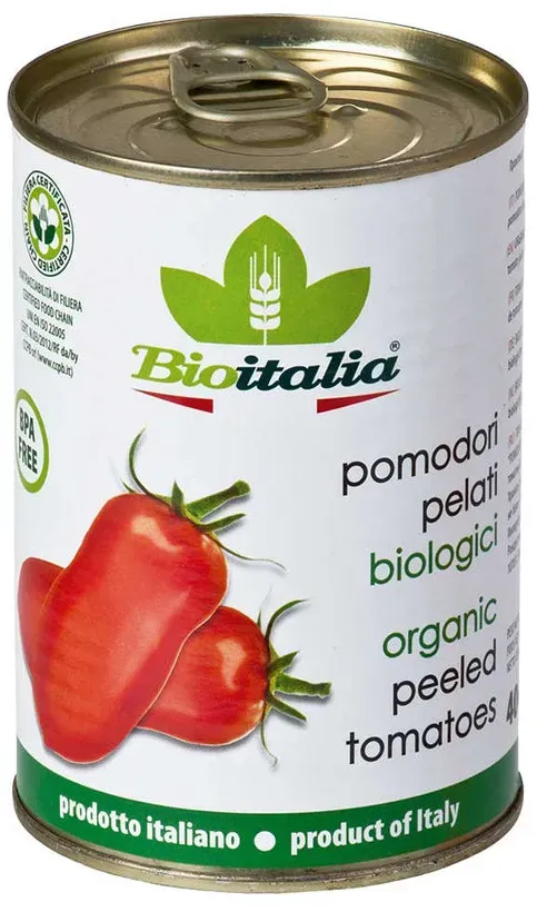 Bio BioItalia geschälte Tomaten, 400g