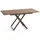 WFL GROUP Axen Braun Walnuss 120-160 x 80 x 38-75 cm
