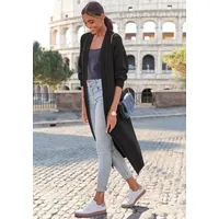 LASCANA Longstrickjacke Damen schwarz Gr.40/42