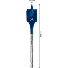 Bosch Self Cut Speed Flachfräsbohrer Ø 26 mm x 152 mm 1 Stück