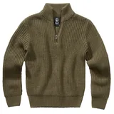 Brandit Textil Marine Troyer Rollkragenpullover Olive 134-140 cm