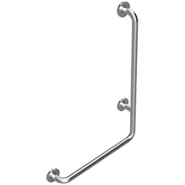 Brillantbad Haltegriff Rechts Edelstahl gebürstet 630x890x110 mm 120 kg Traglast grau