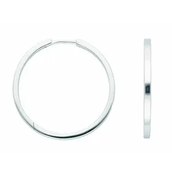 Paar Creolen ADELIA ́S "Damen Silberschmuck", silber, Ohrringe, Damen, Damen, Silber 925 (Sterlingsilber), 925 Sterling Silber Silberschmuck für Damen