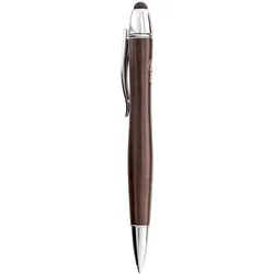 InLine woodpen - Stylus-Stift für Touchscreens + Kugelschreiber - Walnuss/Metall
