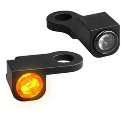 HeinzBikes Nano Led Armaturen-Blinker für H+D-Modelle, in schwarz oder chrom