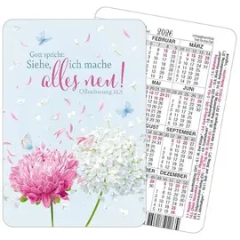 Kawohl Spielkartenkalender Blumen 2026 Jahreslosung 2026