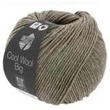 Lana Grossa Cool Wool Big Melange | Extrafeine Merinowolle waschmaschinenfest und filzfrei | Handstrickgarn aus 100% Schurwolle (Merino) | 50g Wolle zum Stricken & Häkeln | 120m Garn FB 1621