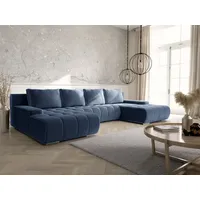 Fun Möbel Wohnlandschaft Sofa mit Schlaffunktion VOGAR Stoff Poso