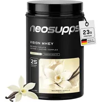 Neosupps Whey Protein Pulver Bourbon Vanilla 750g, Proteinpulver, Proteinshake Pulver, 750 g, Protein zum Muskelaufbau mit geprüfter Qualität, Made in Germany 750 g