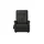 Hukla Fernsehsessel Manuel XL Leder 84 x 108 x 90 cm Schwarz elektrisch