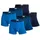 Cristiano Ronaldo Retro Boxer Basic Organic blau / mehrfarbig L 6er Pack