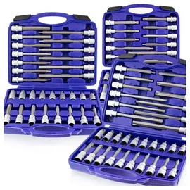 BITUXX Innen Vielzahn Torx Sechskant Steckschlüssel Set 88-tlg.