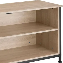 Tectake Sideboard 147 x 41 x 60,5 cm Braun