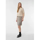 Comma, Miniröck Damen Kariert Beige/Mehrfarbig 36