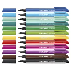 STABILO Filzstift pointMax Mehrfarbig