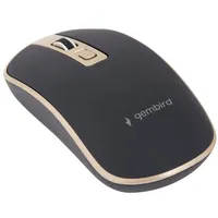 Gembird Maus Funk Optisch Schwarz, Gold 4 Tasten 800