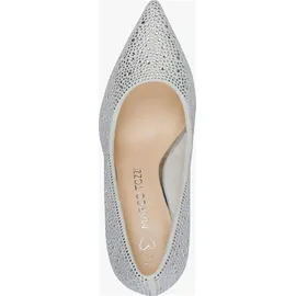 Marco Tozzi Damen Pumps weiches Feel Me Fußbett weiches Innenfutter Trendy, grau (Quartz), 40 EU
