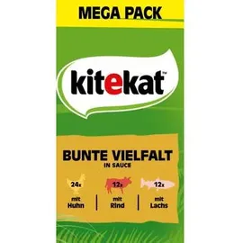 Kitekat Bunte Vielfalt in Sauce 48 x 85 g