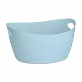 Koziol Aufbewahrungskorb Bottichelli L 49 x 24 x 0,24 cm blau