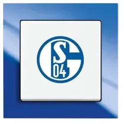 Busch-Jaeger 2000/6UJ/02 Fanschalter FC Schalke 04 Aus- und Wechselschaltung 2CKA001012A2200 20006UJ02