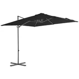 vidaXL Ampelschirm mit Stahlmast 250 x 250 cm schwarz 46990