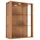 VCM Hängevitrine Udina 60 x 25 x 80 cm Braun