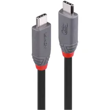 Lindy USB-C® Kabel, USB4® USB-C® Stecker 2.00m Schwarz 36958