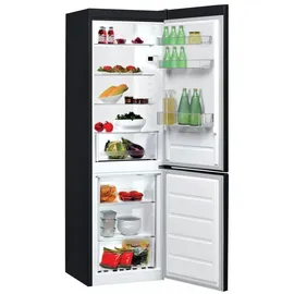 Indesit LI8 S1E Kühl-Gefrierkombination (339 l, 1889 mm hoch, Schwarz)