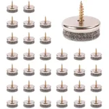 Filzgleiter für Möbel – Filzgleiter mit 24 mm Durchmesser für Möbelfüße. 5MM ...