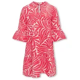 KIDS ONLY Sommer-Kleid KOGTHYRA Mexicana 3/4 Dress, PTM rot 158