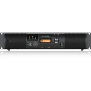 Behringer NX1000D Ultraleichter 1000-Watt-Class-D-Leistungsverstärker mit DSP-Steuerung und SmartSense-Lautsprecherimpedanzkompensation