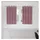 vidaXL Verdunkelungsvorhänge 2 pcs Dunkelrosa 140 x 140 cm