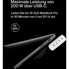 Belkin BOOST Charge PRO 200Watt 4-Port USB-C GaN Lade.WCH015vfWH