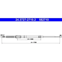ATE 24.3727-2710.2 Seilzug, Feststellbremse