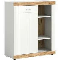 Inn.furn Kommode weiß Eiche 91 cm mit Soft-Close Sopela