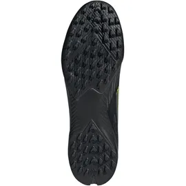 adidas F50 LEAGUE TF - Core black/iron met./lucid lemon 48