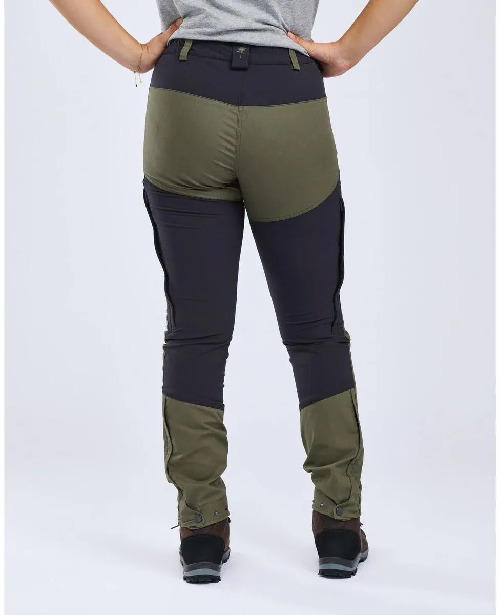 Pinewood Finnveden Hybrid Women Trouser midgreen/d.anthracite (737) 44