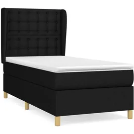 vidaXL Boxspringbett 100 x 200 cm Schwarz