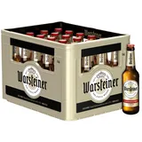 Warsteiner Premium Pilsener Alkoholfrei Flaschenbier, MEHRWEG im Kasten, Alkoholfreies isotonisches Pils Bier, 24er Kiste (24 x 0.33 l)