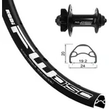 XLC Vorderrad 24x1.9 FW-A05 6-Loch schwarz Schnellspanner 32-Loch