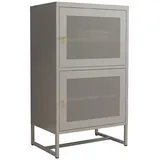 [en.casa] Büroschrank Sund Metall 102x60x40 cm Grau