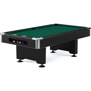 Automaten Hoffmann Billardtisch Club Pro III Anti-Fleck, Grün, 7 ft (Spielfeld 198x99 cm)